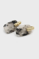 Ivory marble rectangle gold drop bar earrings_1