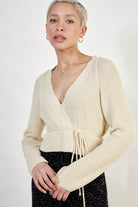 Ivory wrap waist cardigan_1