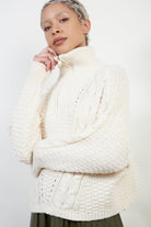 Ivory zip up cableknit turtleneck_1