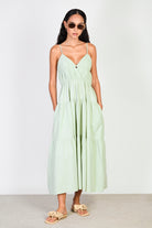 Khaki tiered maxi dress_1