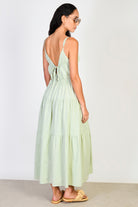 Khaki tiered maxi dress_2