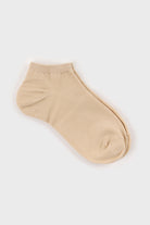 Light beige classic ankle socks_2