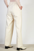 Light beige double side belted trousers_2