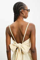 Light beige giant tie back tank_2