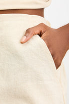 Light beige pocket skort_3