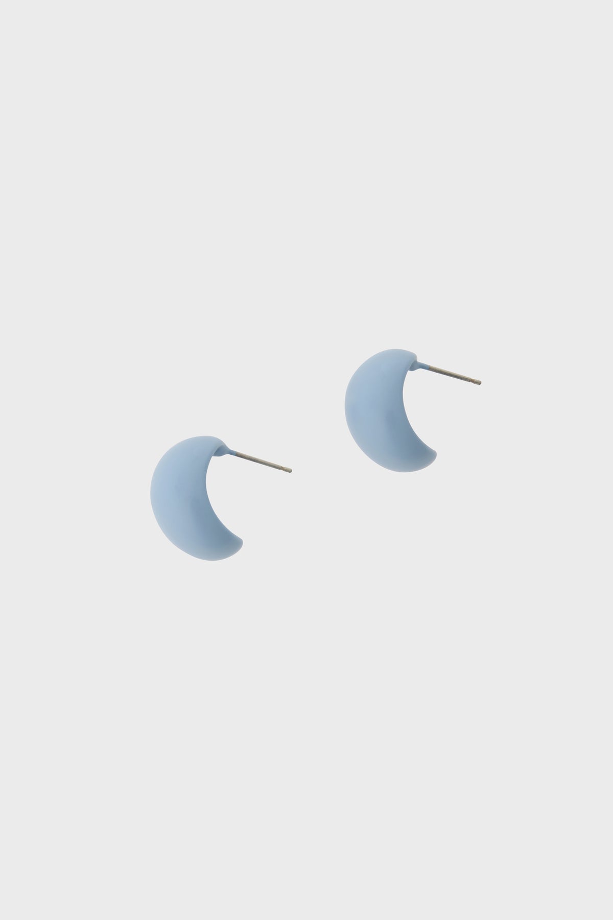 Light blue enamel small droplet earrings_1