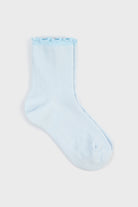 Light blue lettuce trim classic socks_3