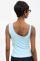 Light blue looped banding tank top_2
