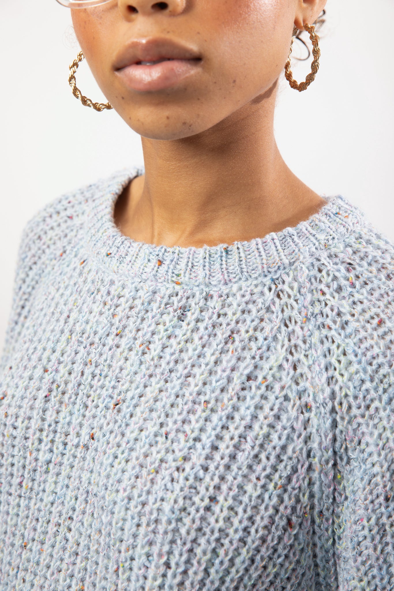 Light blue rainbow knit raglan jumper_3