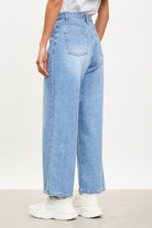Light blue relaxed straight leg jeans_3