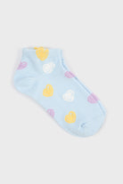 Light blue scribble hearts pop socks_3