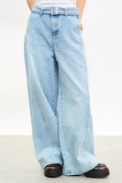 Light blue slouchy super wide leg jeans_1