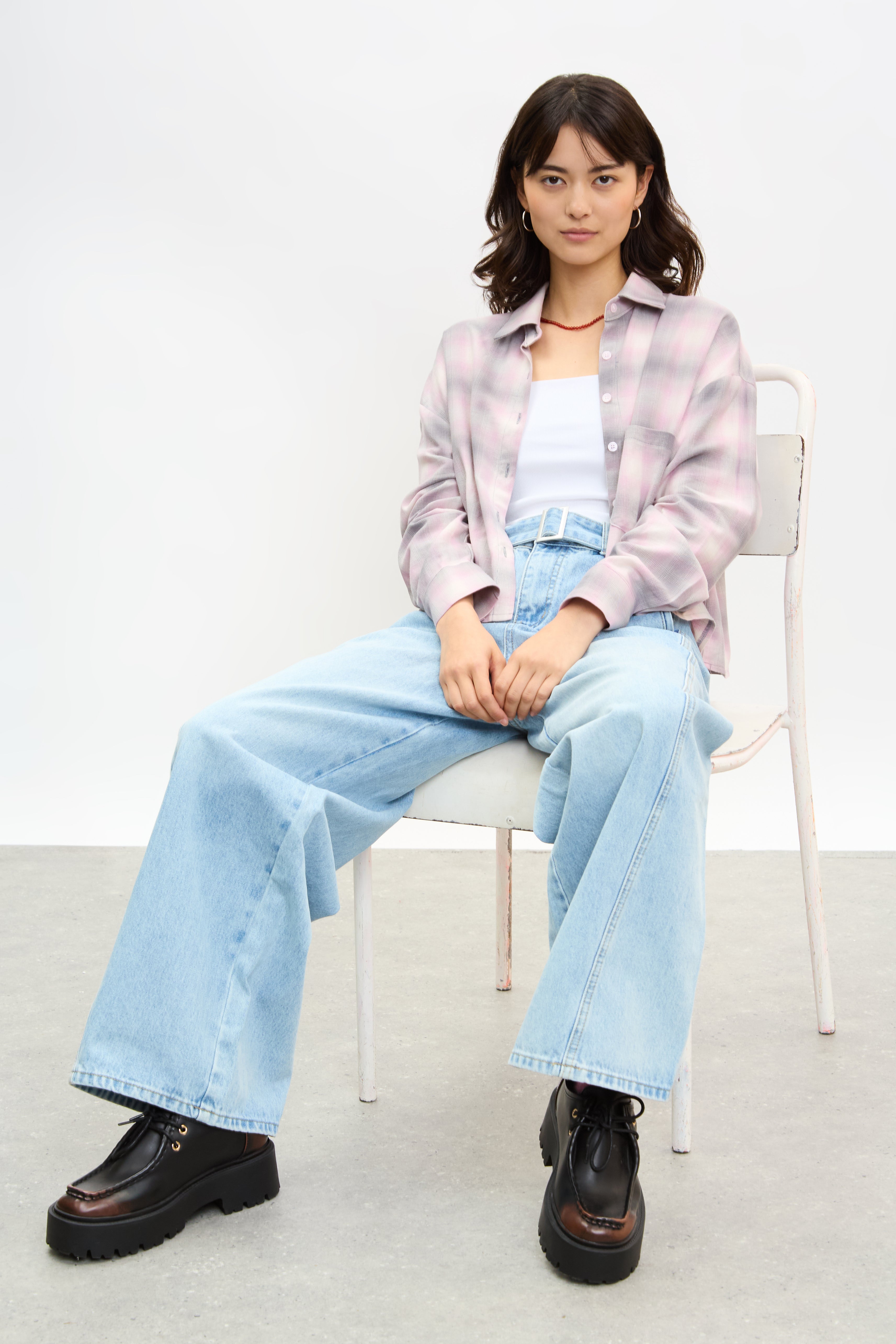 Light blue slouchy super wide leg jeans_4