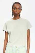 Light green crew neck t-shirt_1