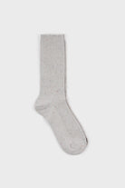 Light grey rainbow fleck ribbed socks_1