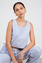 Light blue and white striped tank_5