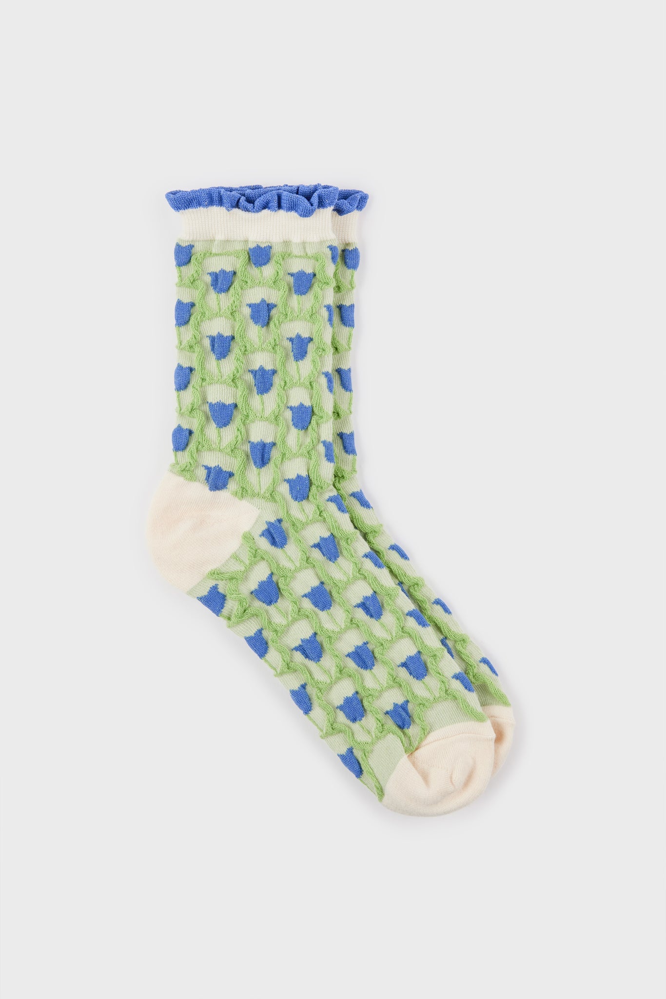 Tiny tulip print socks - Set of 3