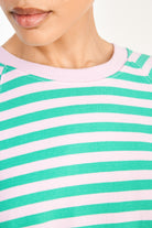 Lilac and green horizontal stripe sweatshirt_3