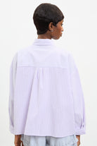 Lilac and white multi striped shirt_2