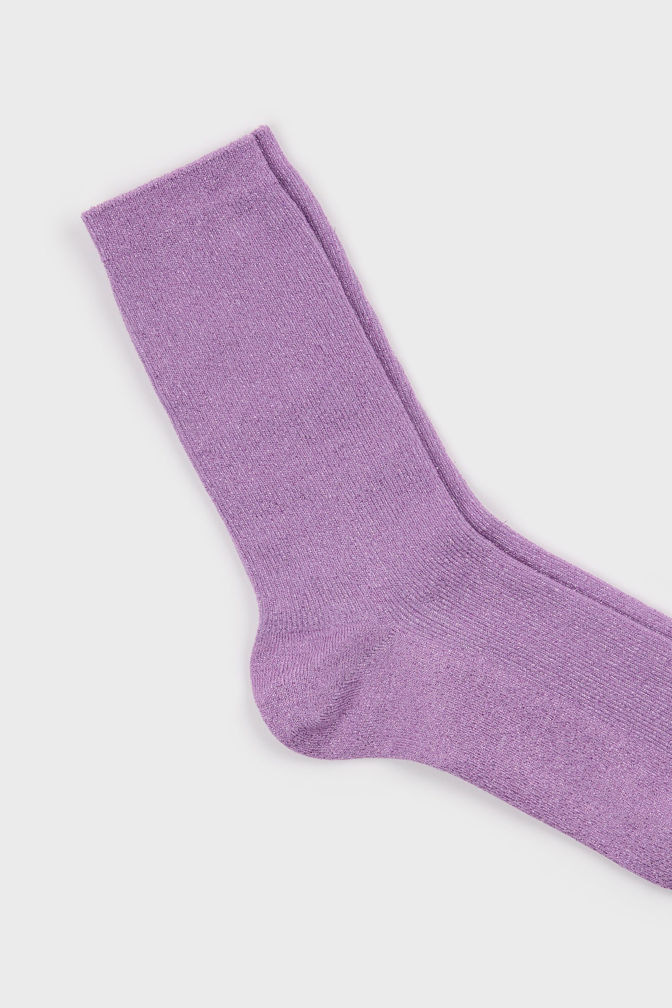 Lilac modal blend ribbed socks_2