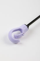 Lilac thick hooked handle umbrella_4