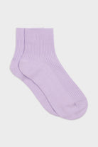 Pastel short cotton blend socks - Set of 3