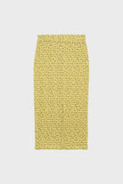 Lime green tiered floral lace pencil skirt_2