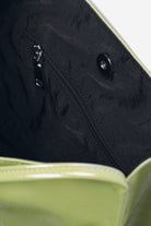 Lime green high shine PVC tote bag_3