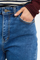 Mid blue baggy straight leg jeans_3