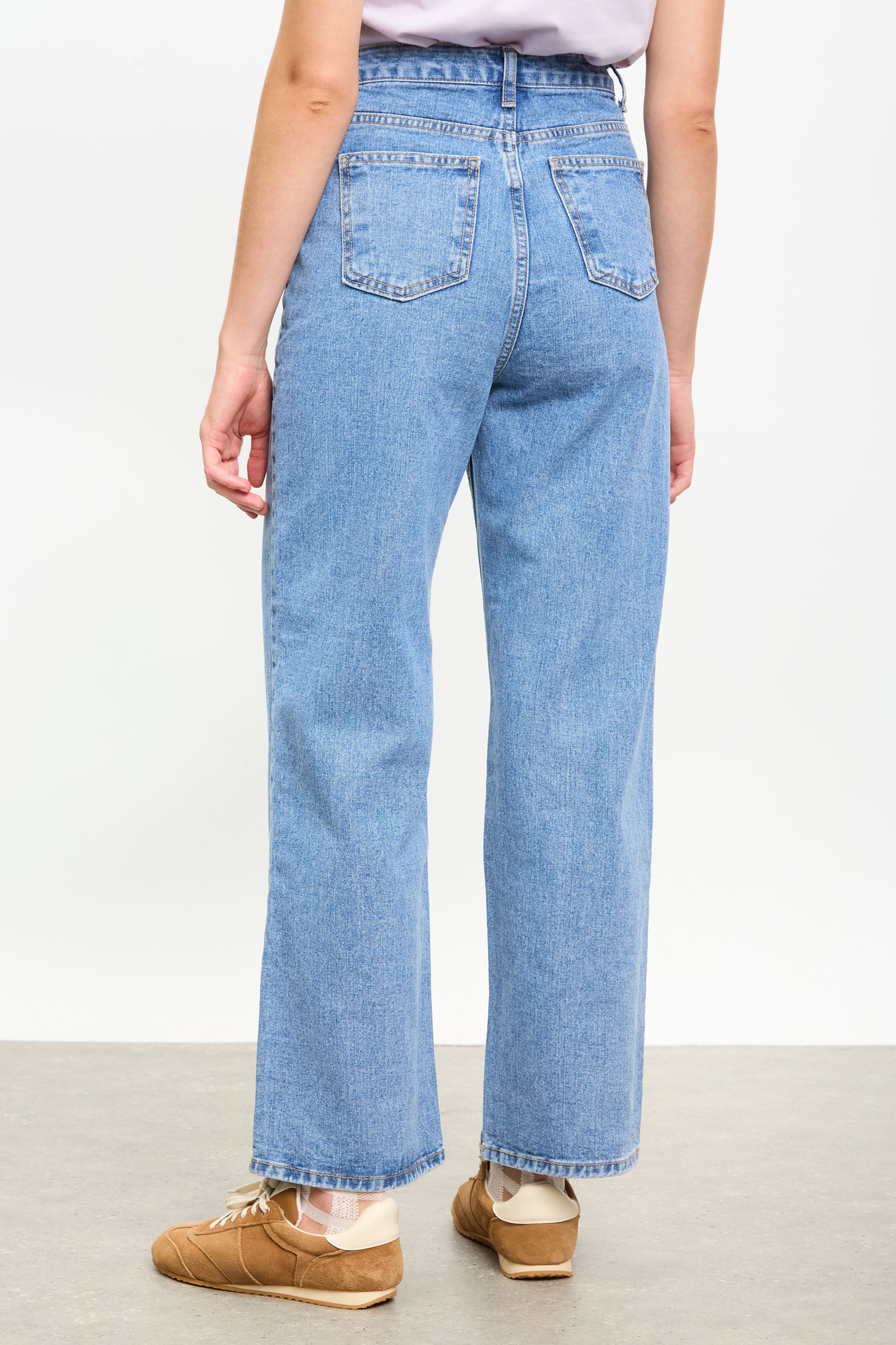 Mid blue slouchy wide leg jeans_2