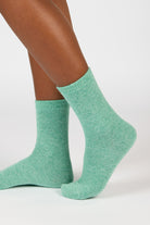 Mint smooth cashmere wool blend socks_3