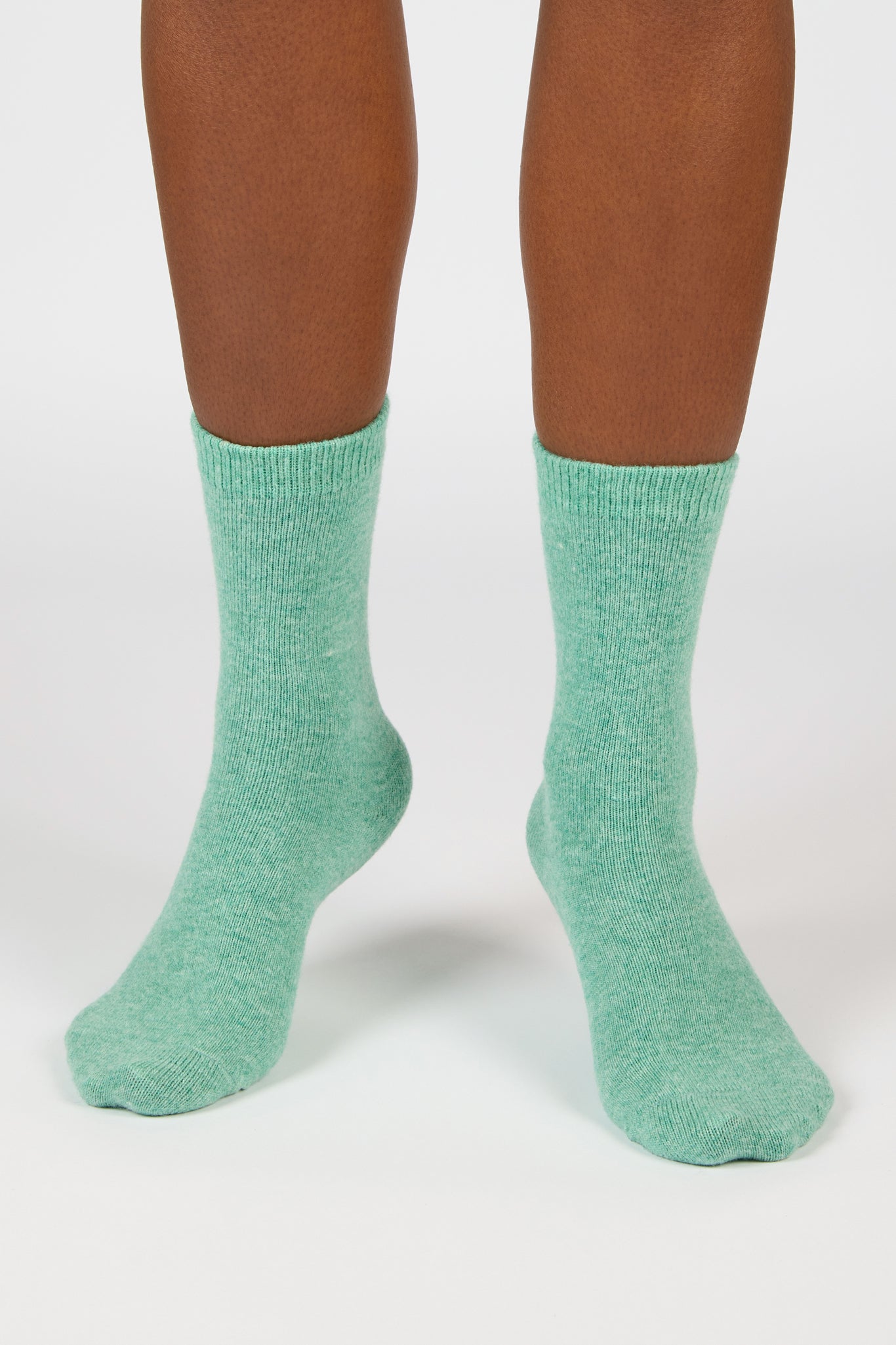 Mint smooth cashmere wool blend socks_4