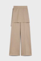 Beige smart skirt trousers_6