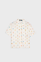 White ice cream print shirt_6