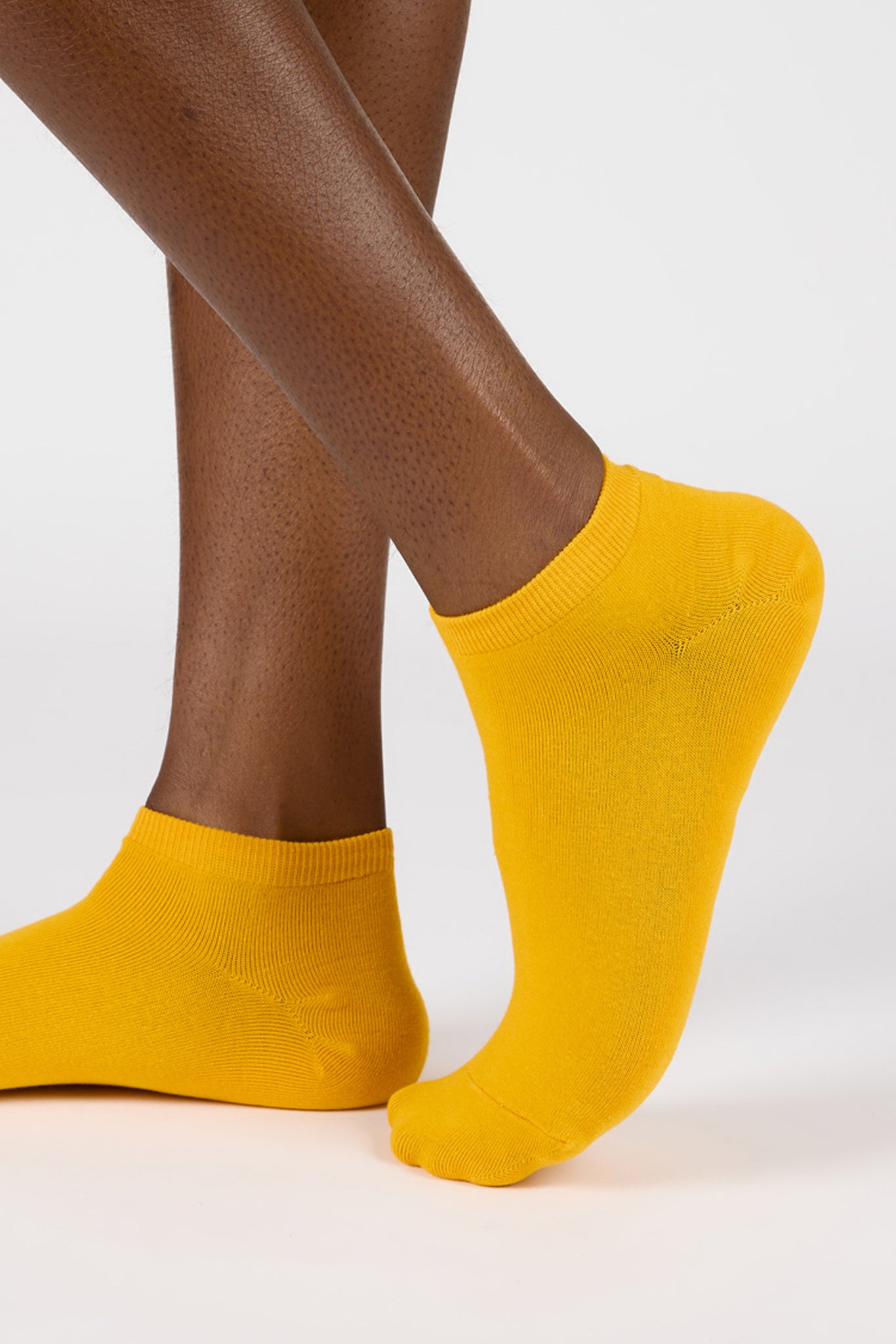 Mustard classic ankle socks_1