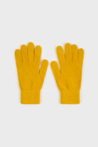 Mustard wool blend gloves_2