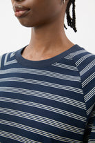 Navy and ivory multi stripe raglan sleeve top_3