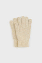 Oatmeal angora wool blend gloves_1
