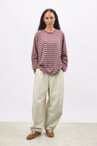 Off white drawstring balloon jeans_4