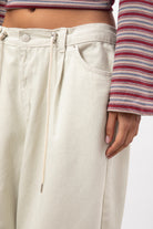 Off white drawstring balloon jeans_2
