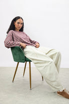 Off white drawstring balloon jeans_5