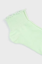 Pale green lettuce trim ankle socks_4