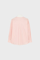 Pale pink vertical striped contrast collar shirt_2