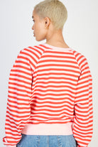 Pink and red horizontal stripe sweatshirt_2
