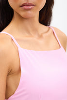 Pink cross tie back strappy dress_4