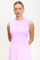 Pinky purple peek back jersey dress_3