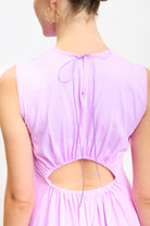 Pinky purple peek back jersey dress_4