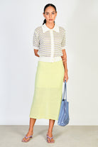 Purple and white knit short sleeved polo_4