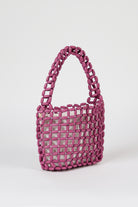 Purple wooden beaded mini shoulder bag_2