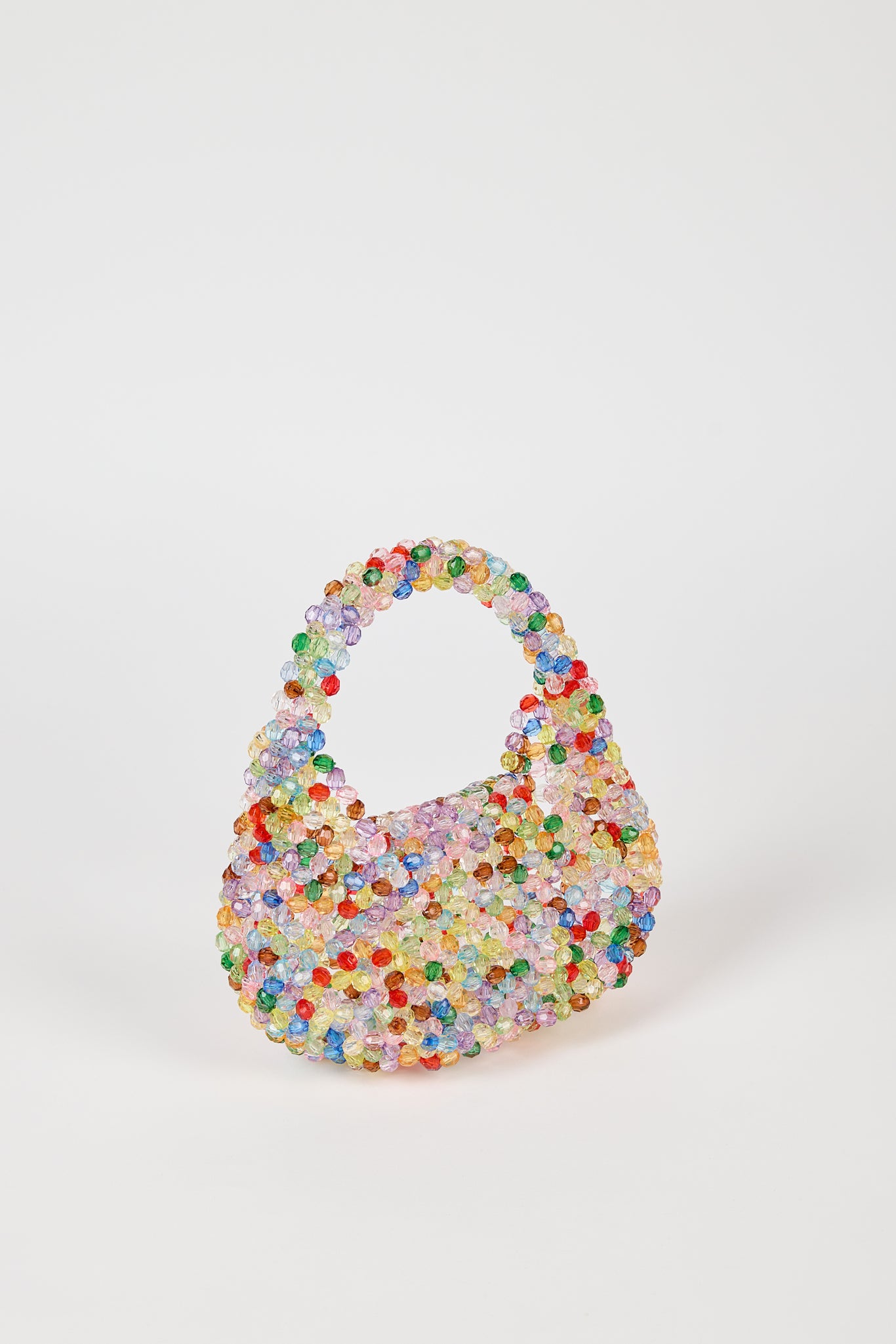 Rainbow beaded structured mini bag_2